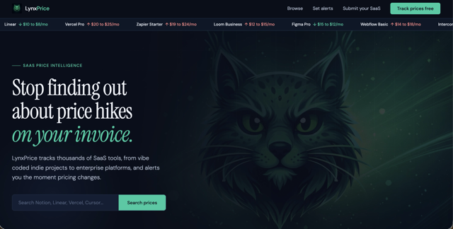 LynxPrice screenshot 1