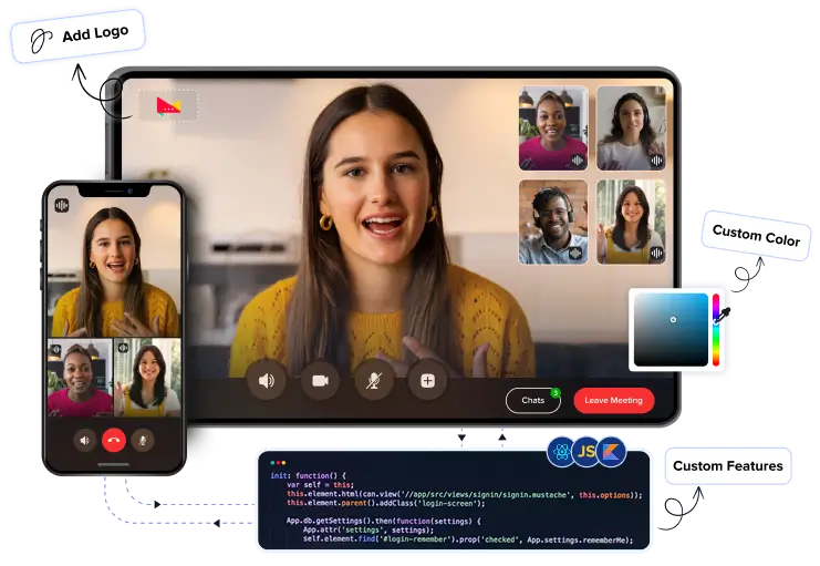 MirrorFly Video Call API & SDK screenshot 2