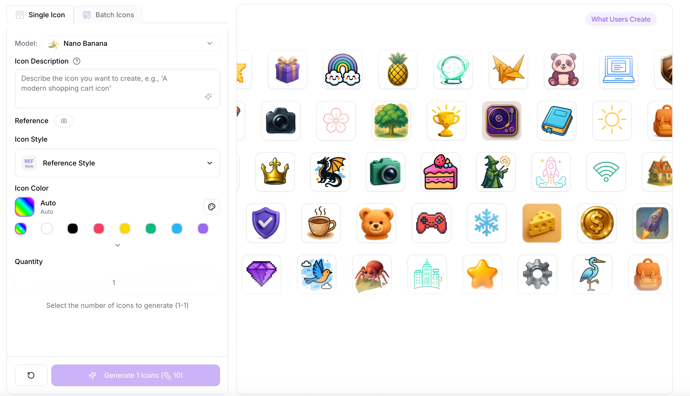 SparkIconAI screenshot 2