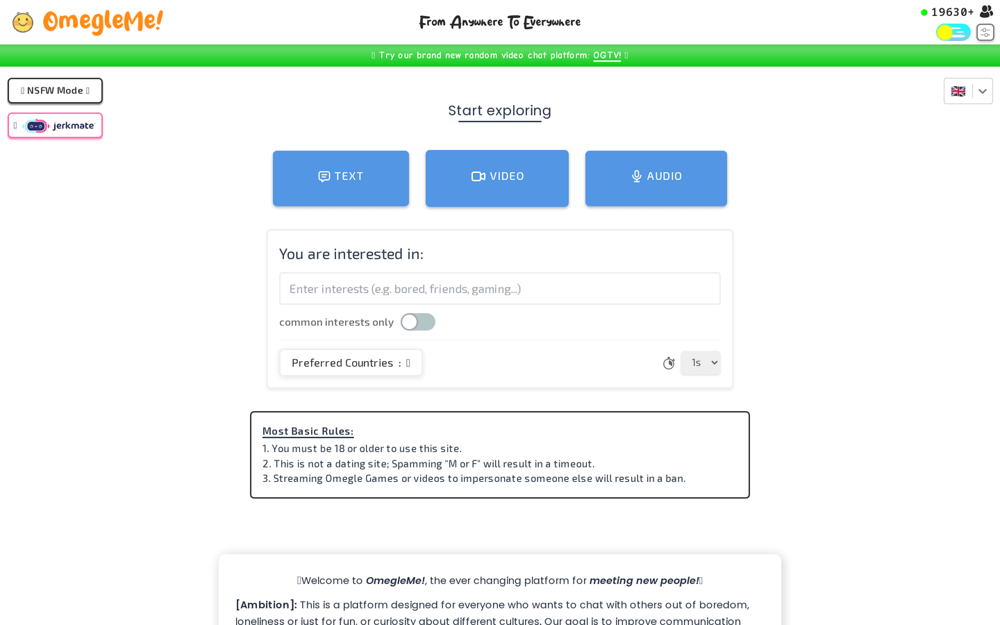 OmegleAppMe screenshot 1