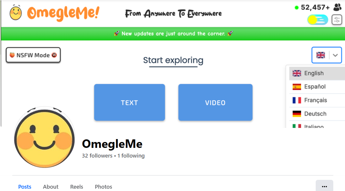 OmegleAppMe screenshot 2