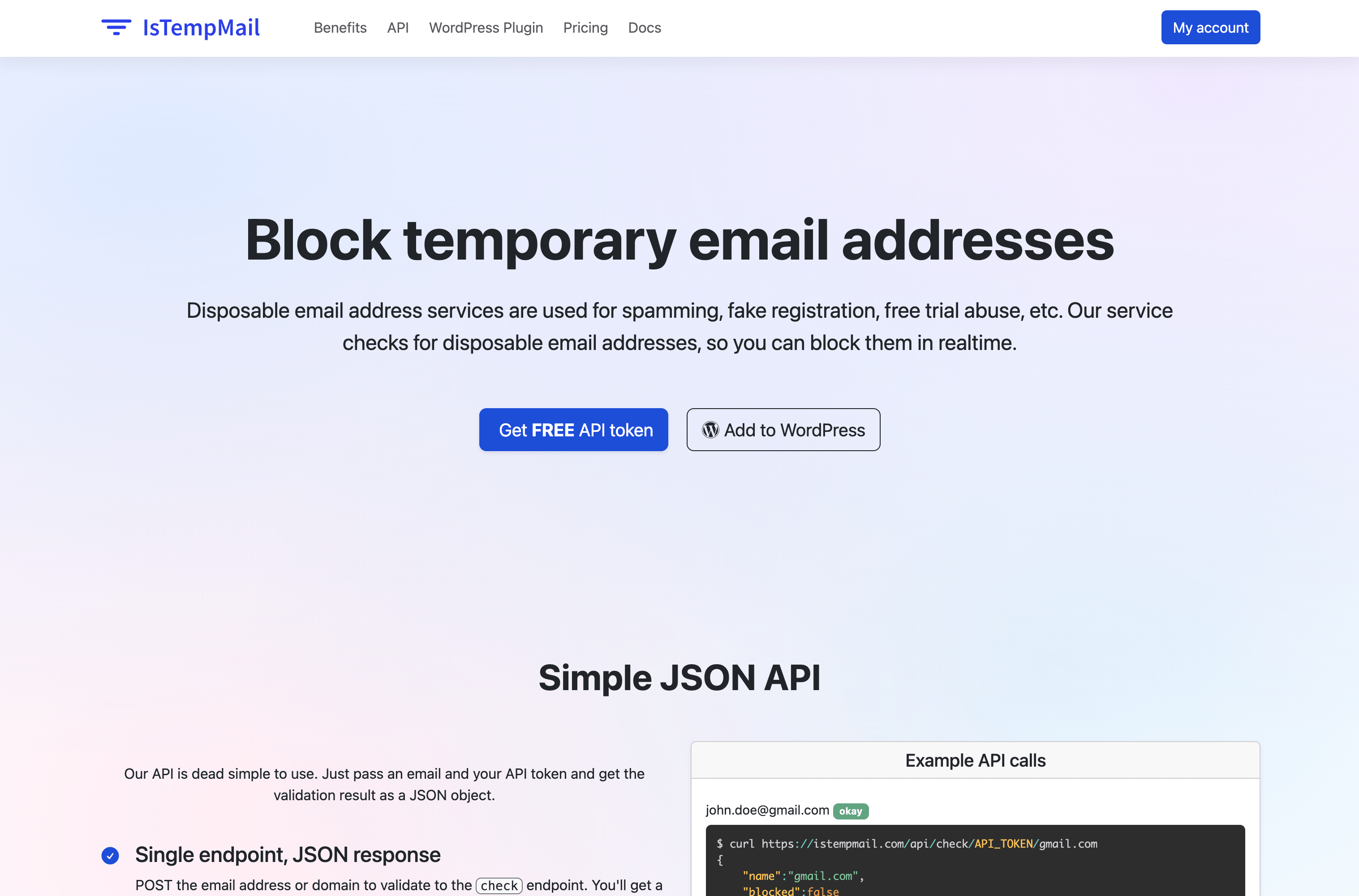 IsTempMail screenshot 1