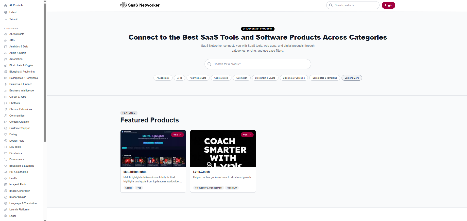 SaaS Networker screenshot 1