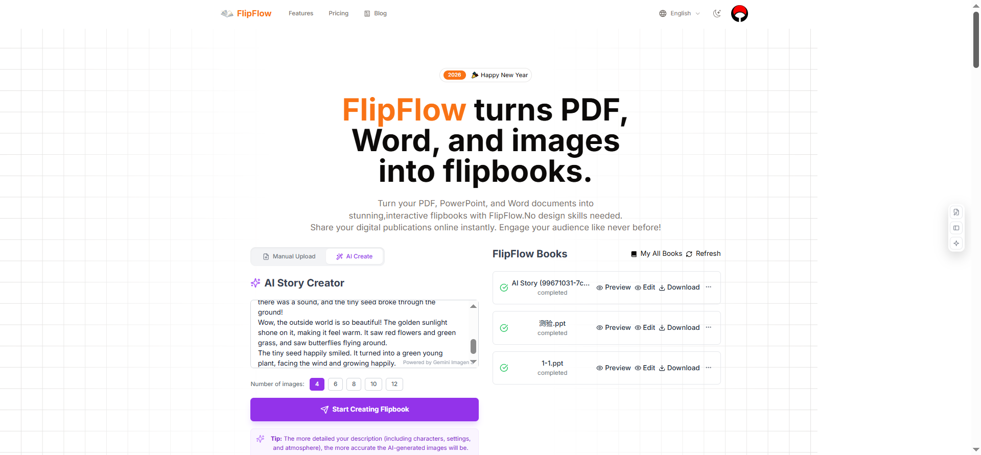 FlipFlow screenshot 2