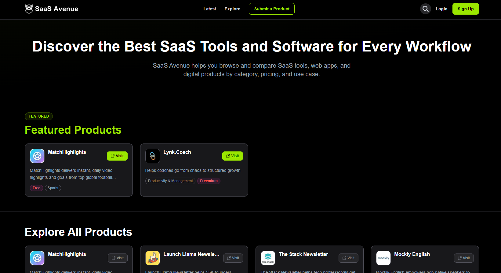 SaaS Avenue screenshot 1