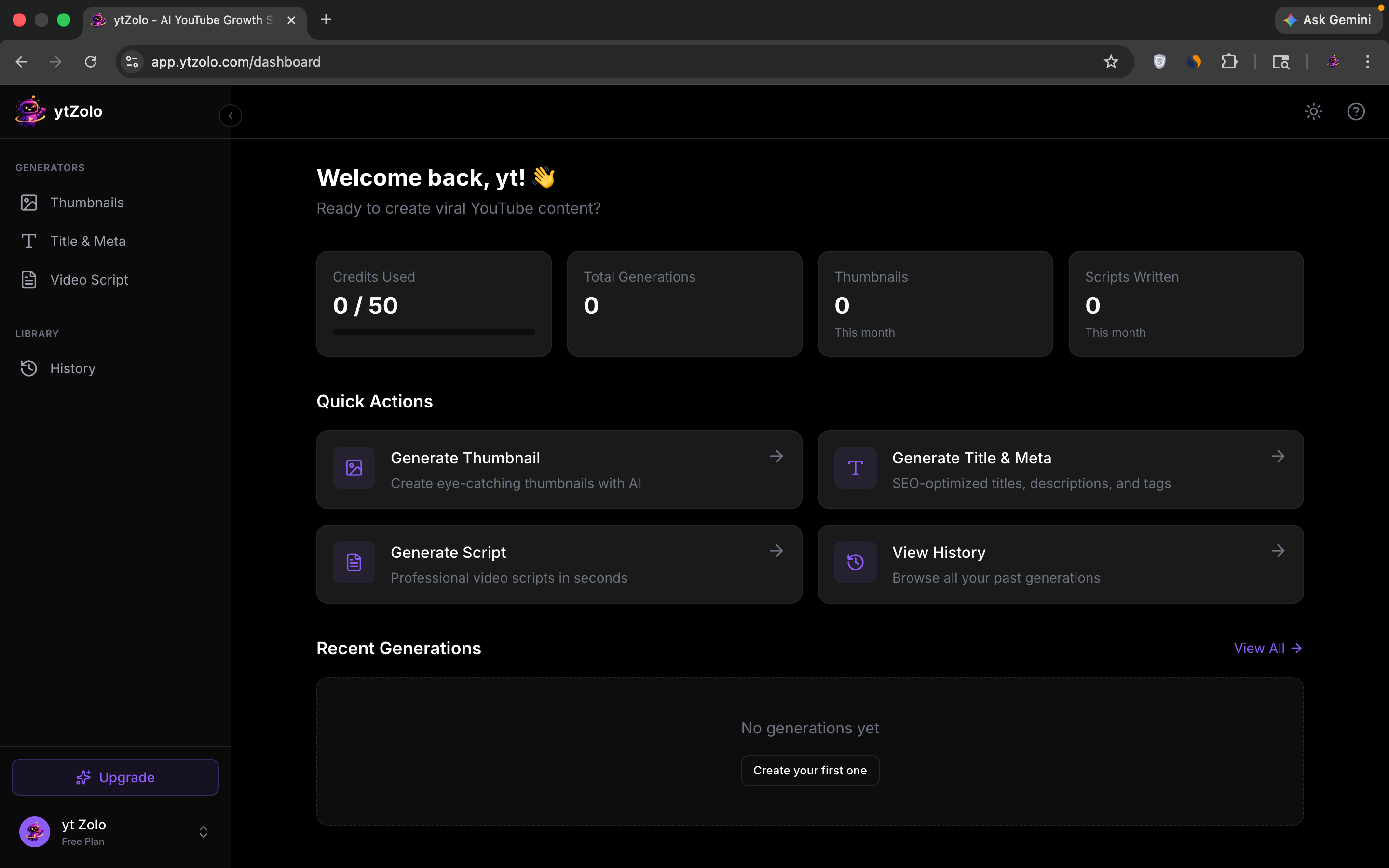 ytZolo screenshot 2