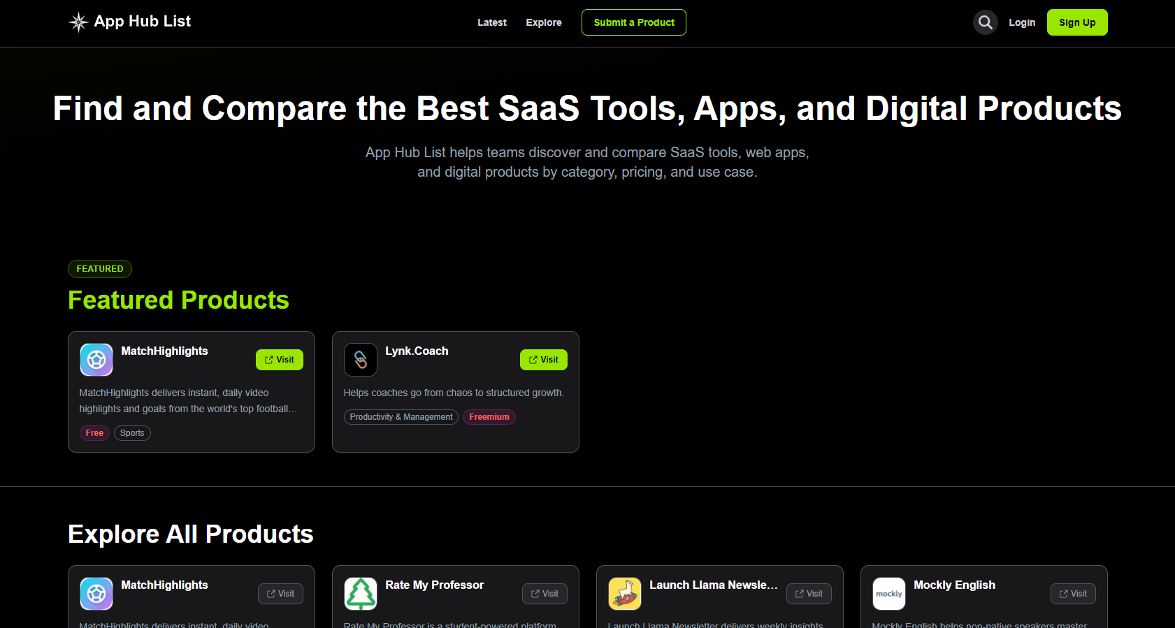App Hub List screenshot 1
