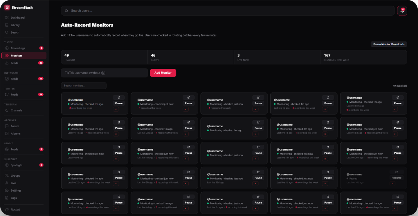StreamStash screenshot 2