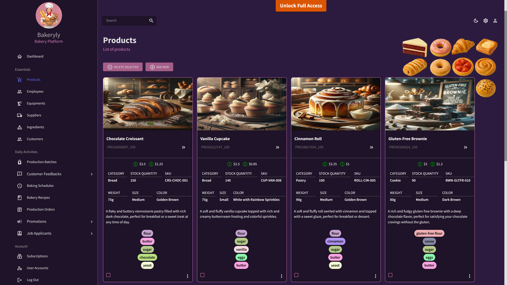Bakeryly screenshot 2
