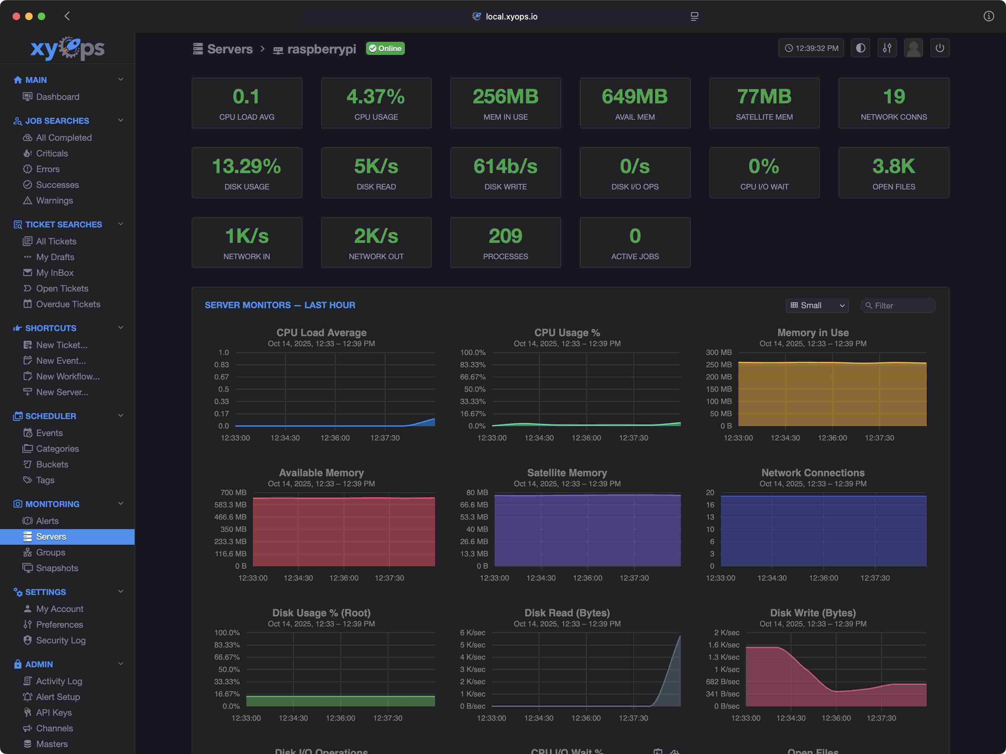 xyOps screenshot 1