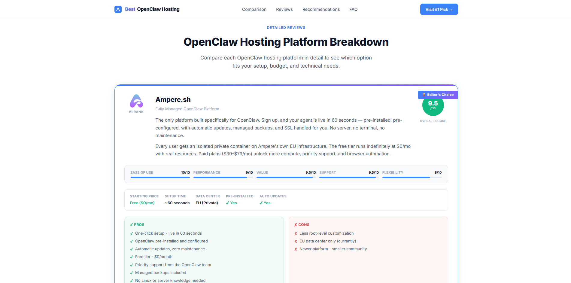 Best Openclaw Hosting screenshot 1
