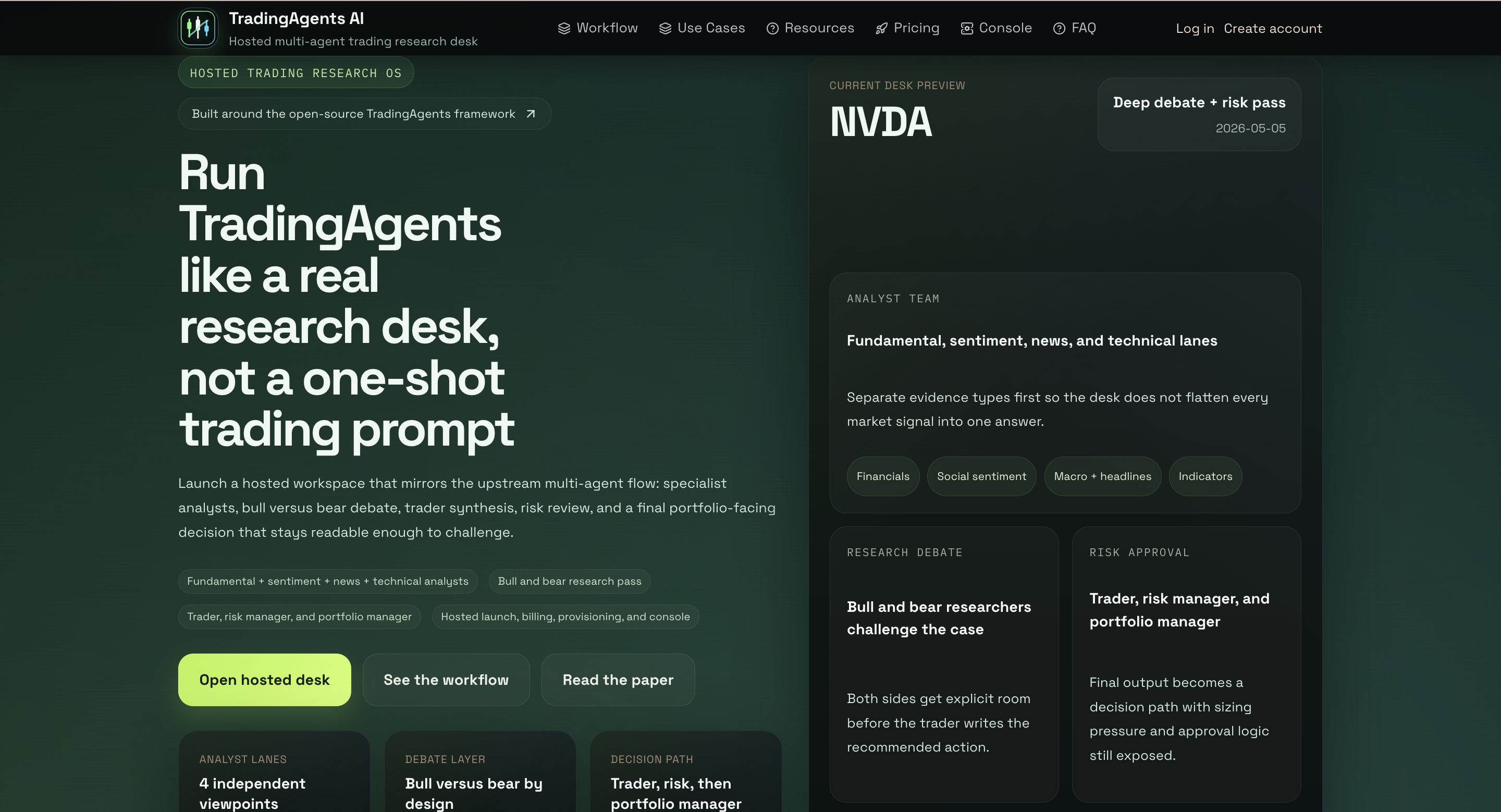 TradingAgents AI screenshot 1