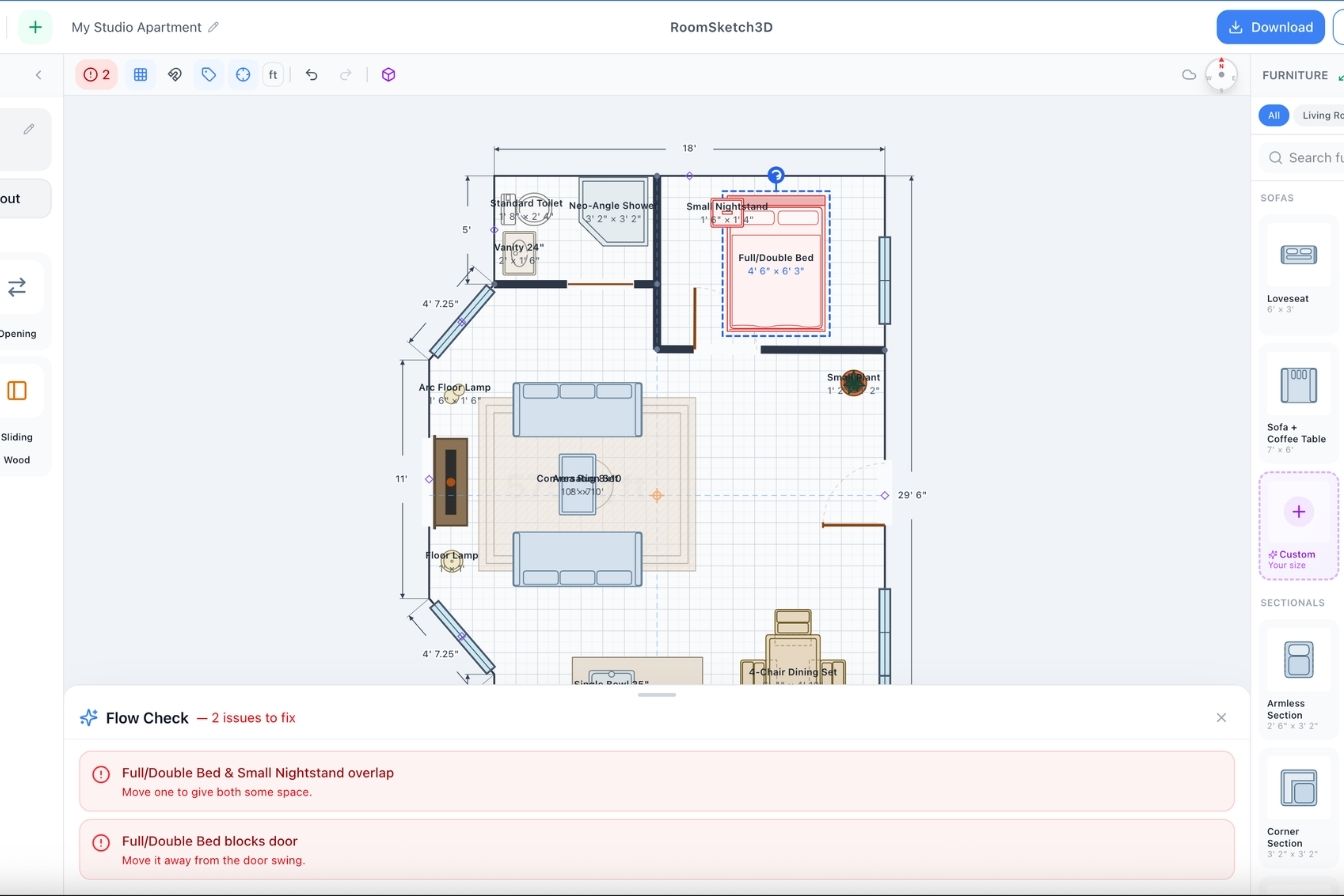 RoomSketch3D FloorPlanner screenshot 1