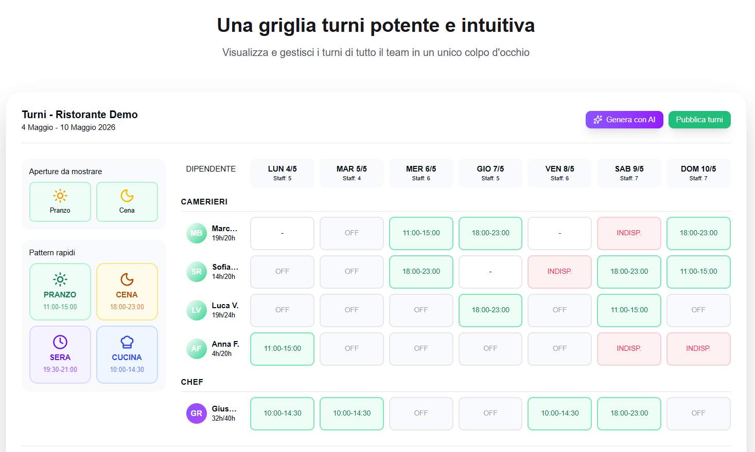 Turnapp screenshot 1