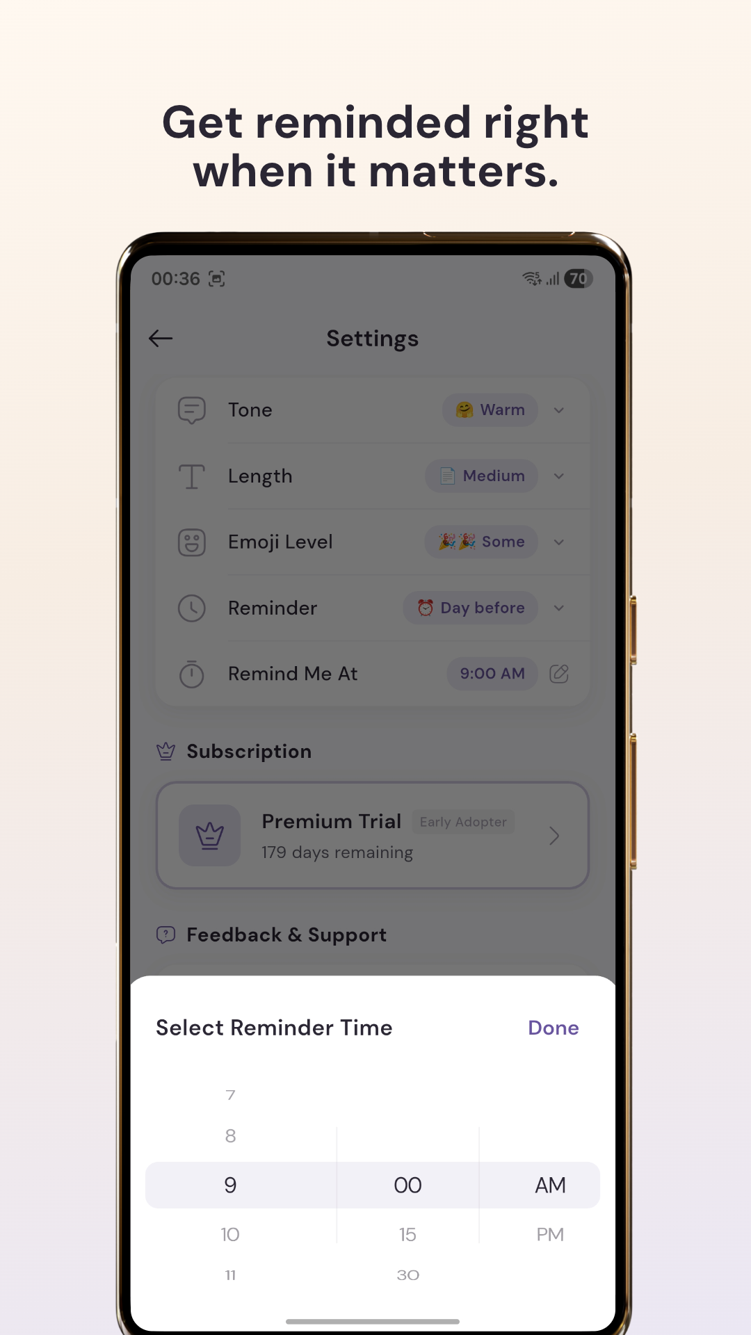 WishDay: AI Birthday Reminder & Calendar App screenshot 4