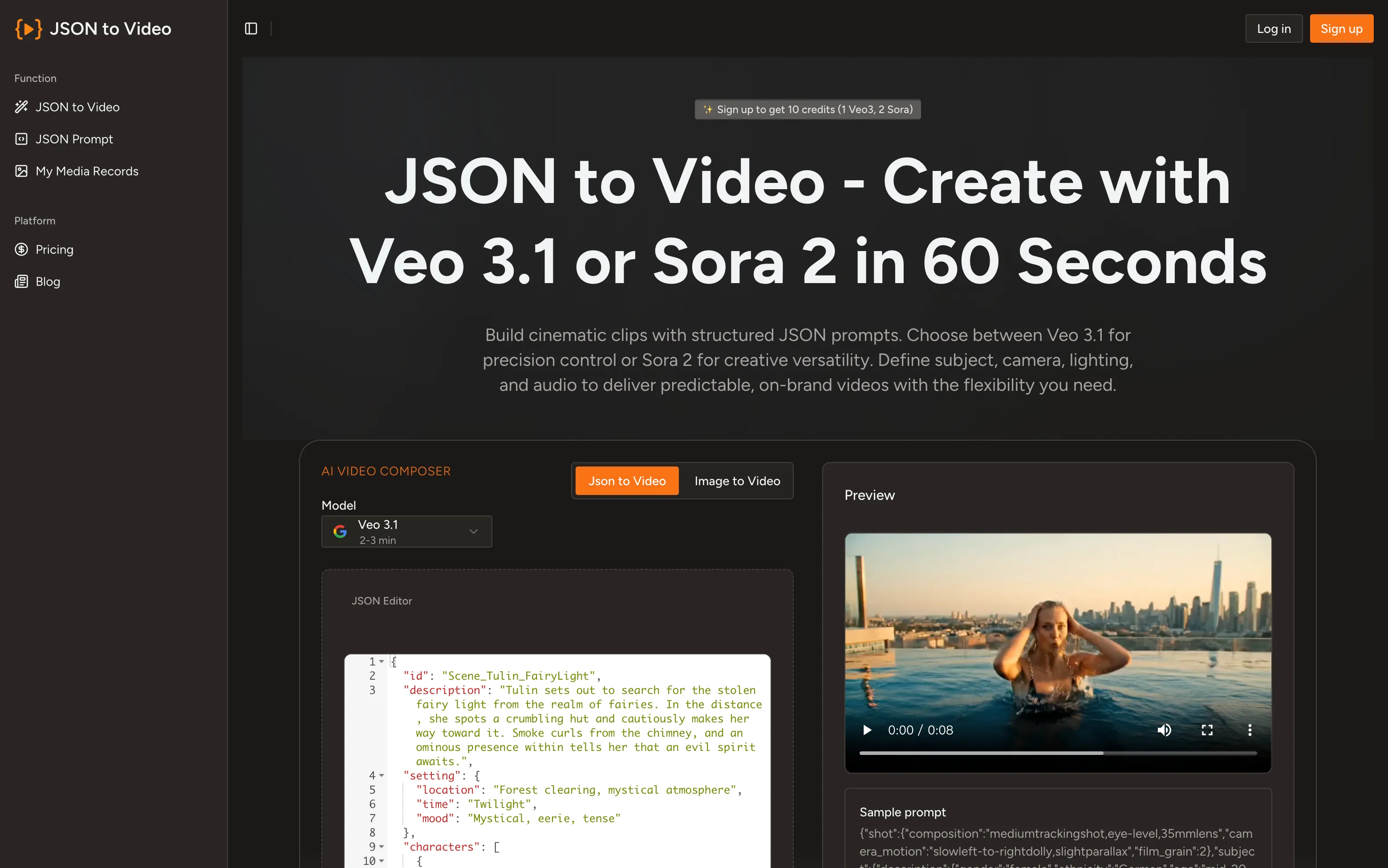 Json To Video screenshot 1