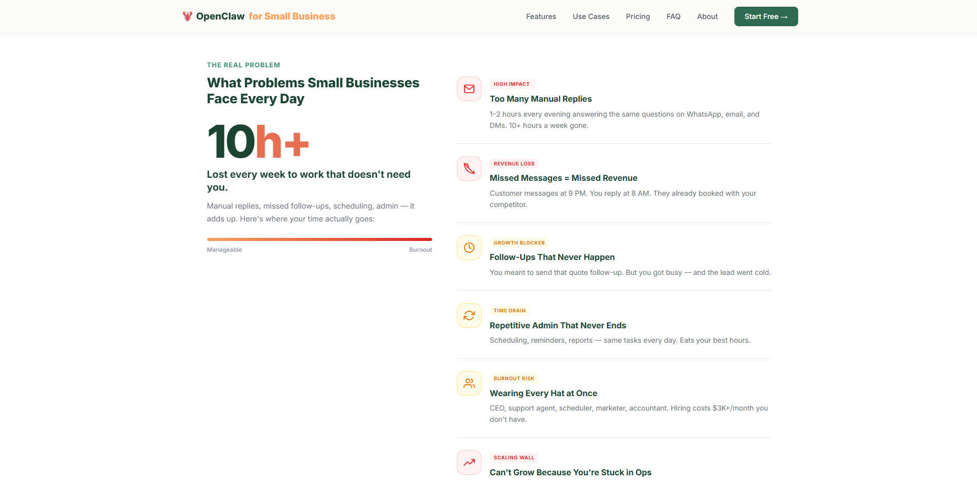 Openclaw for small business screenshot 3