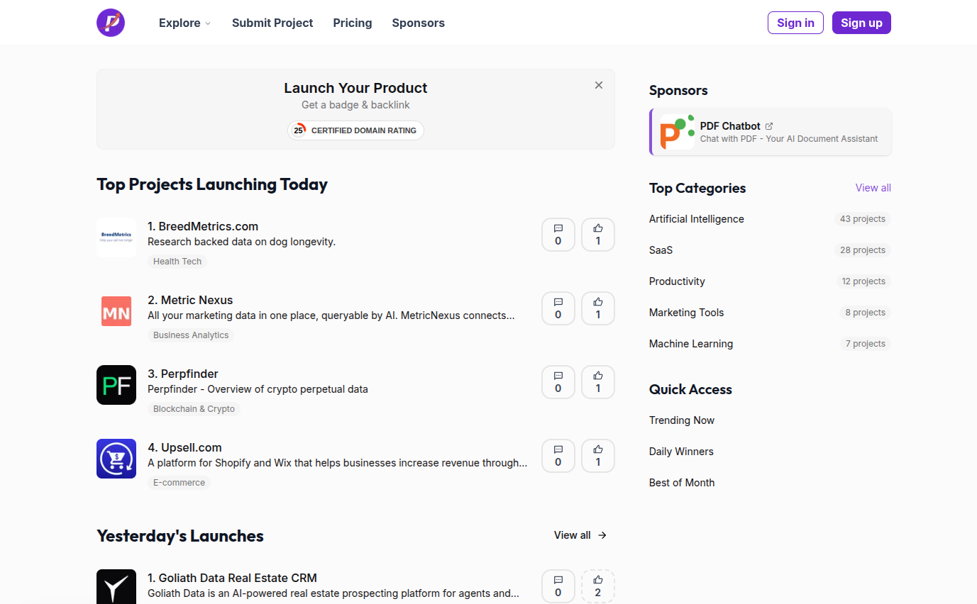 Product Launchify screenshot 1