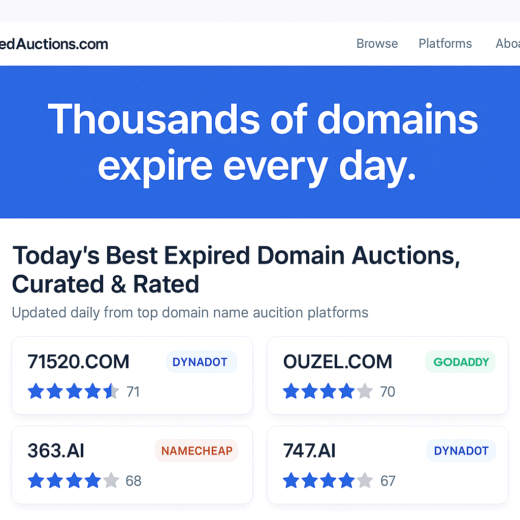 Expired Auctions screenshot 1