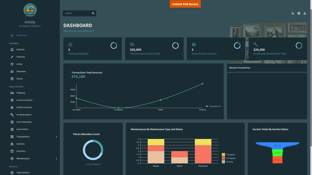 Artioly screenshot 1