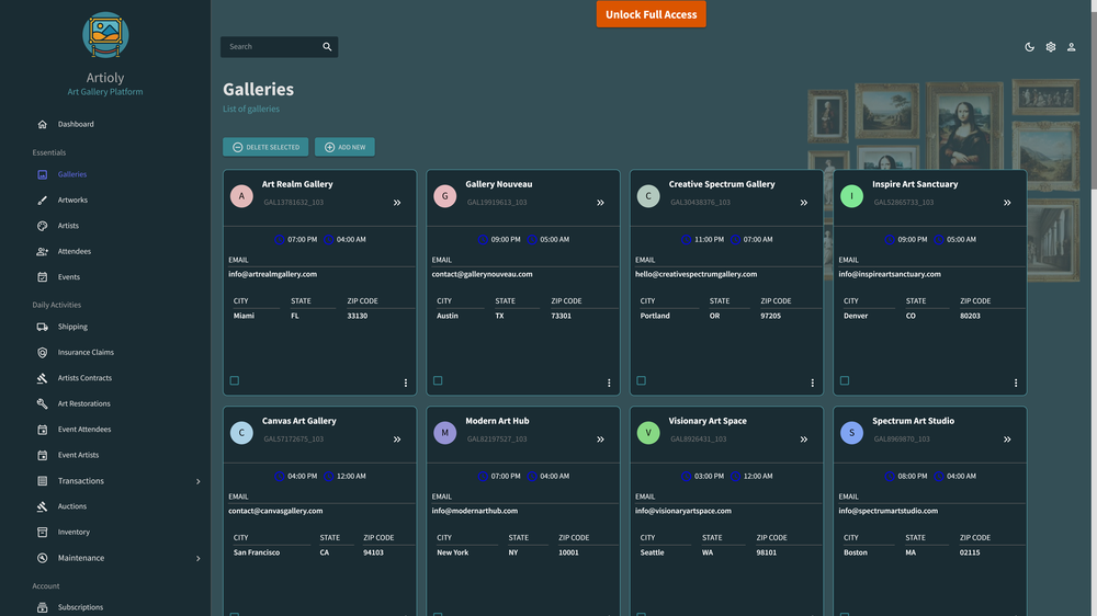 Artioly screenshot 3