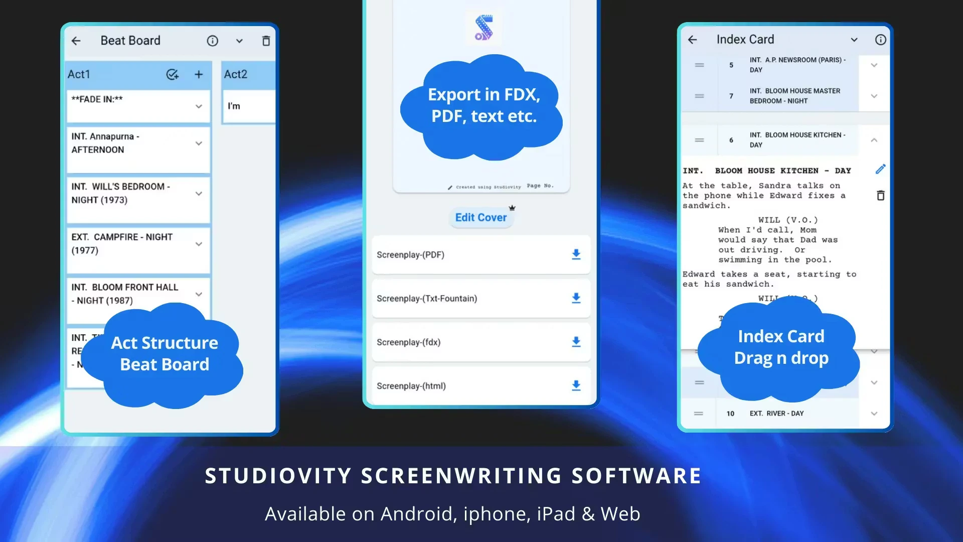 AI Screenwriting Software | Studiovity screenshot 1