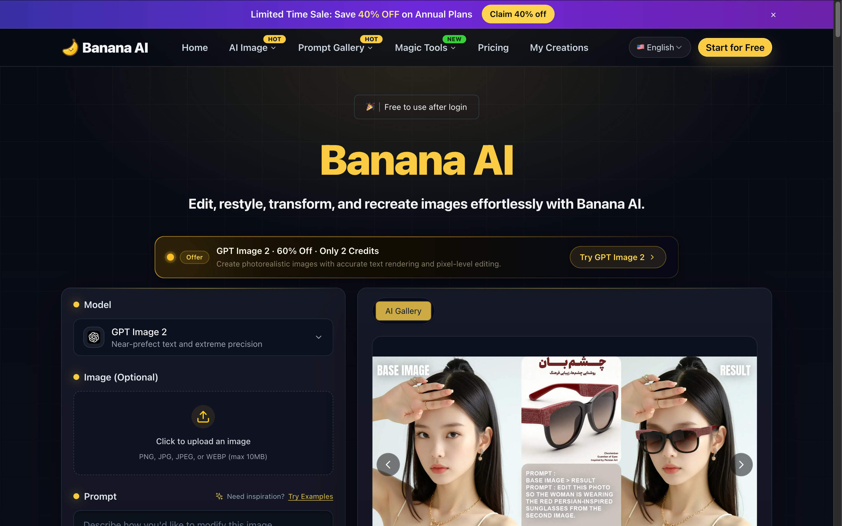 Banana AI – Free AI Photo Editor & Image Generator screenshot 1