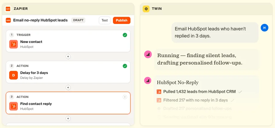 Twin screenshot 1