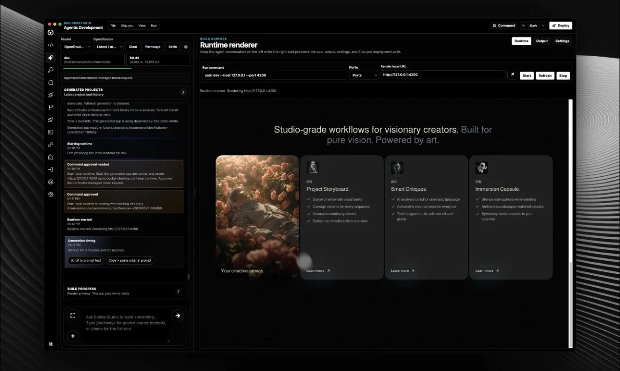 BuilderStudio screenshot 5