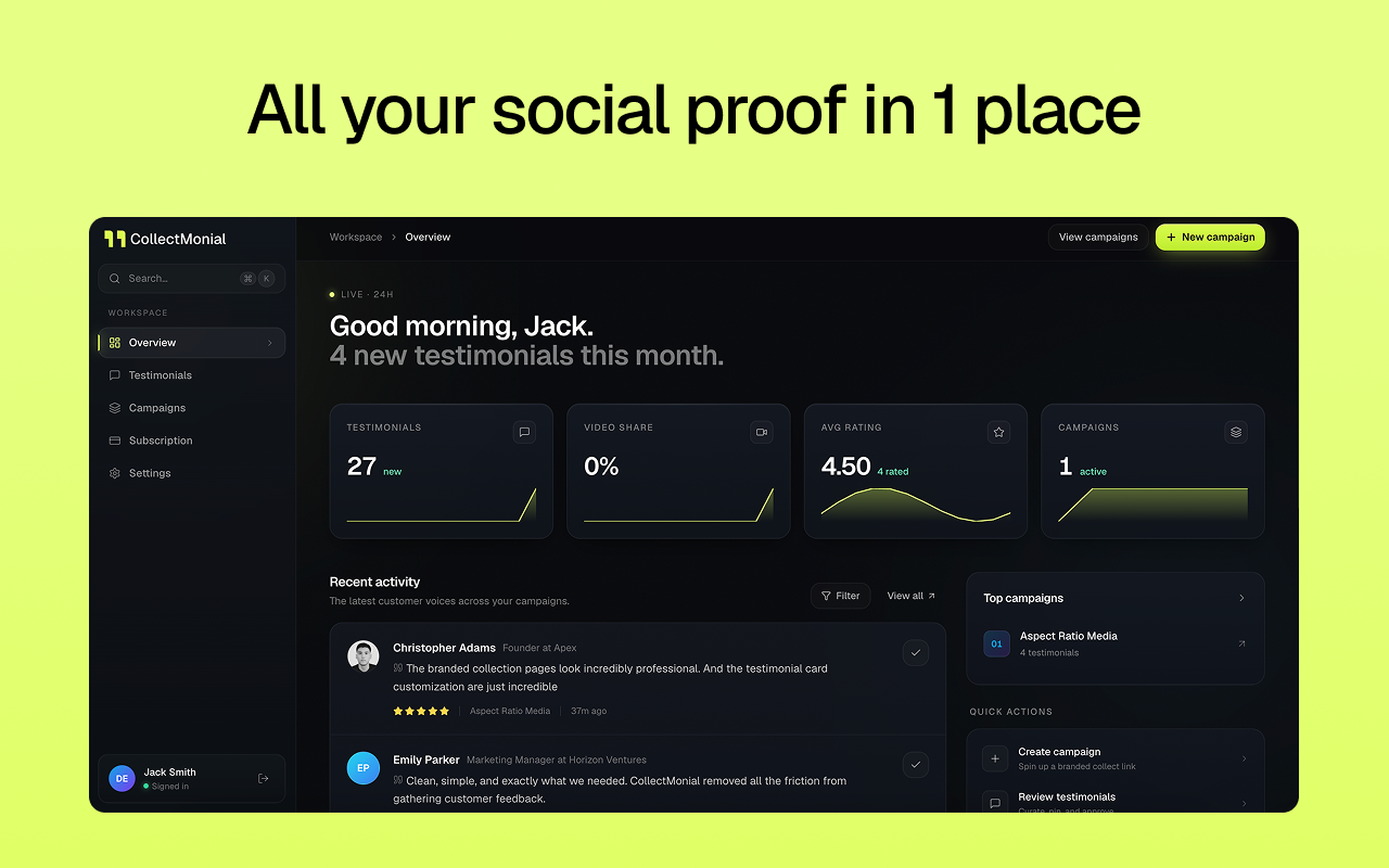 CollectMonial screenshot 1