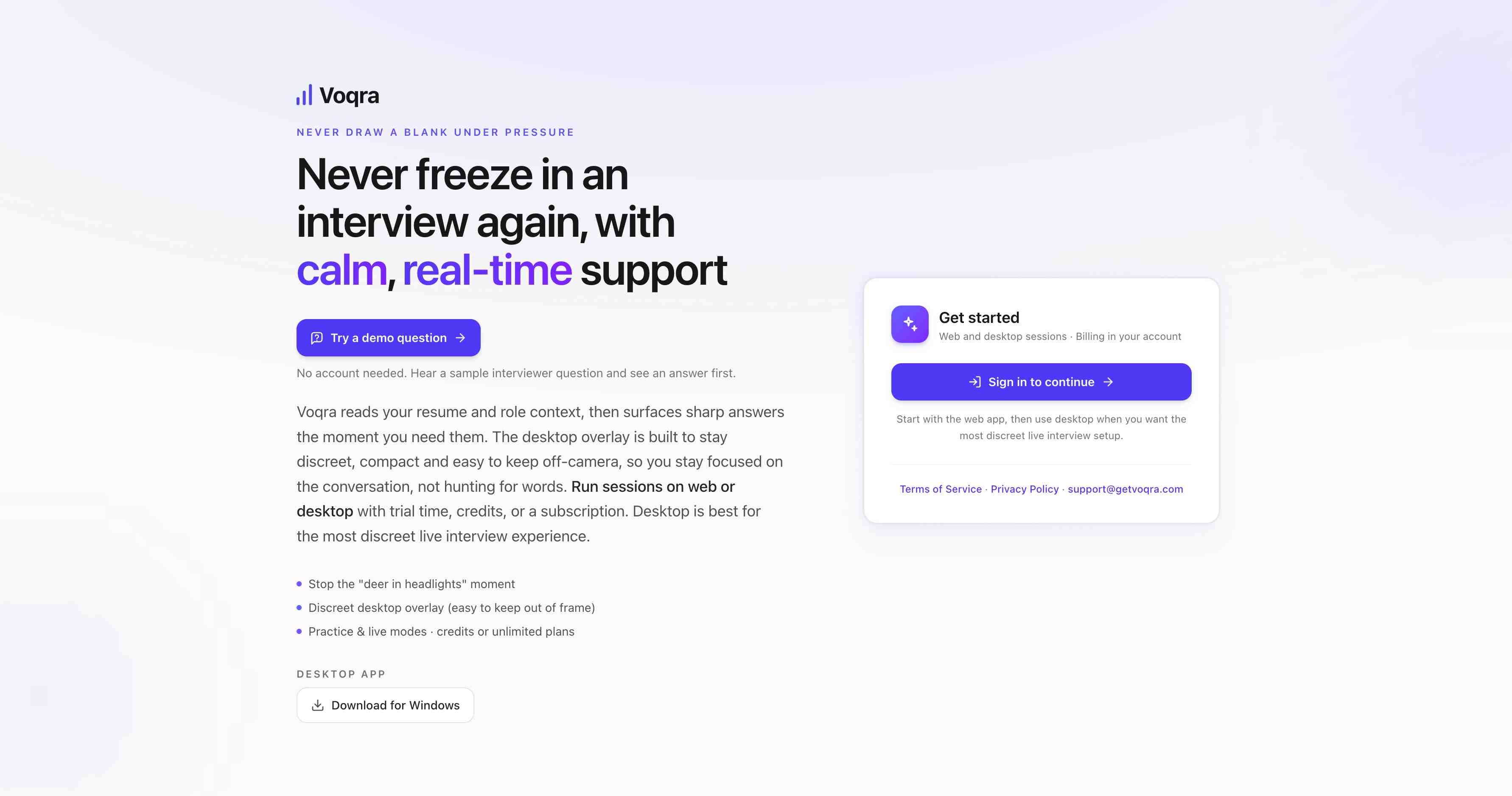 Voqra screenshot 1