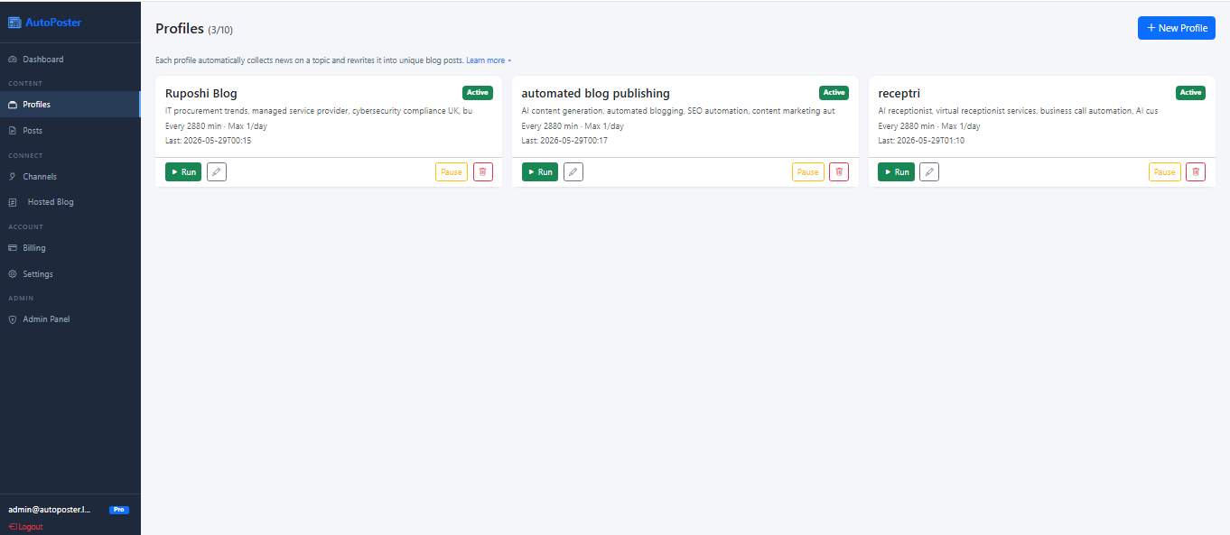 AIBlogMax screenshot 1