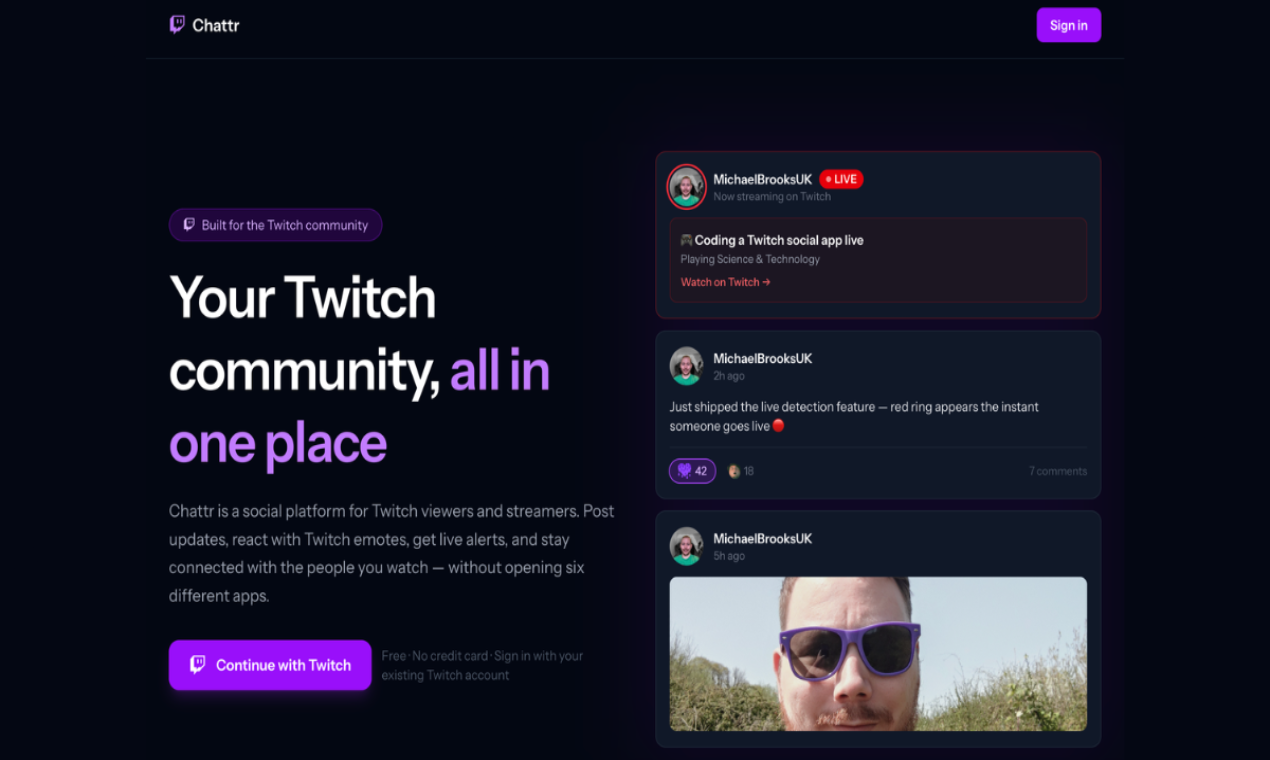 Chattr screenshot 1