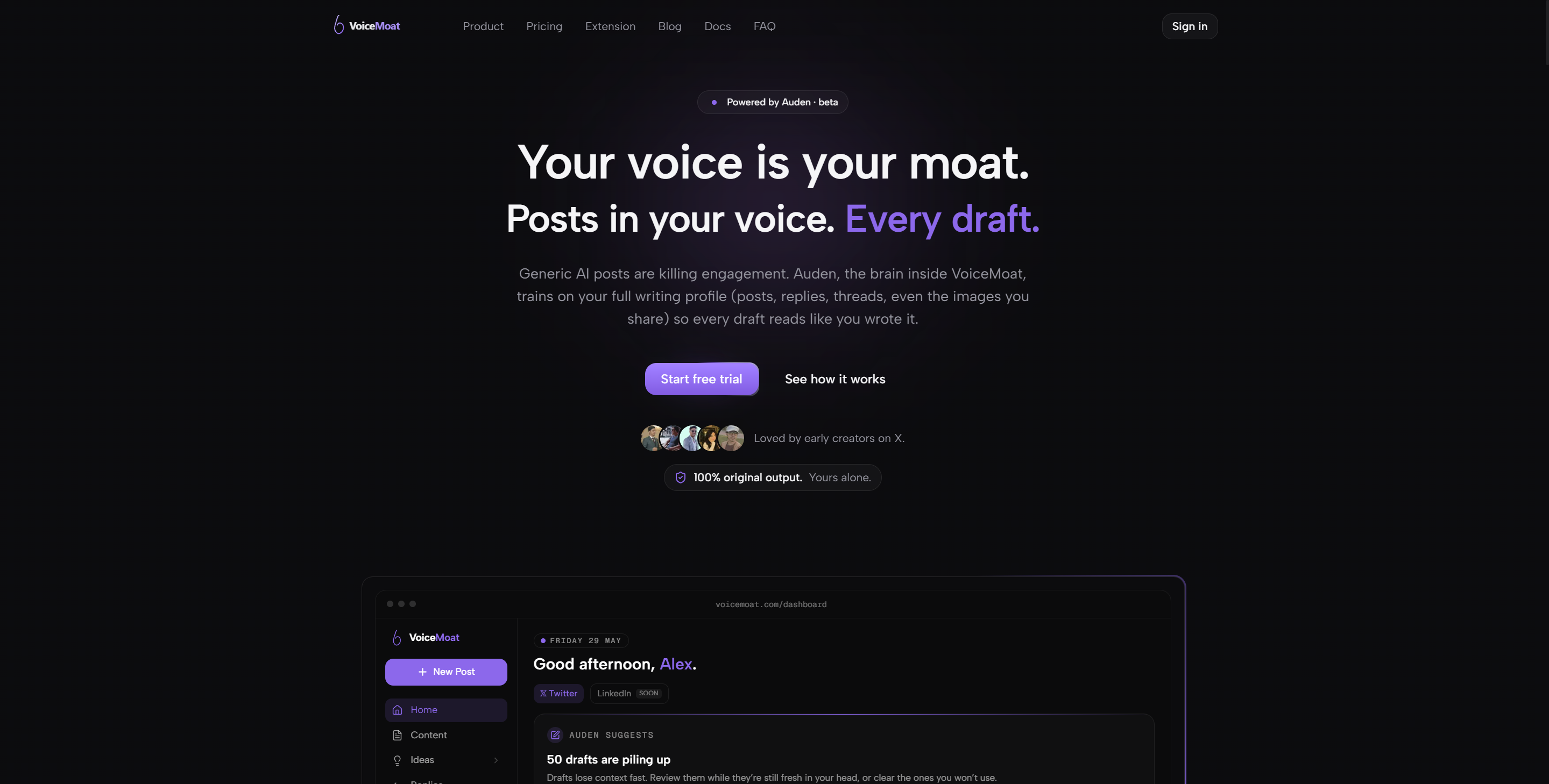 VoiceMOAT screenshot 1