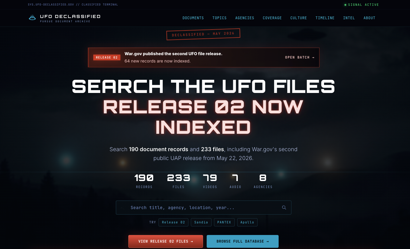 UFO Declassified – UFO, UAP and Secret Files Explained screenshot 1