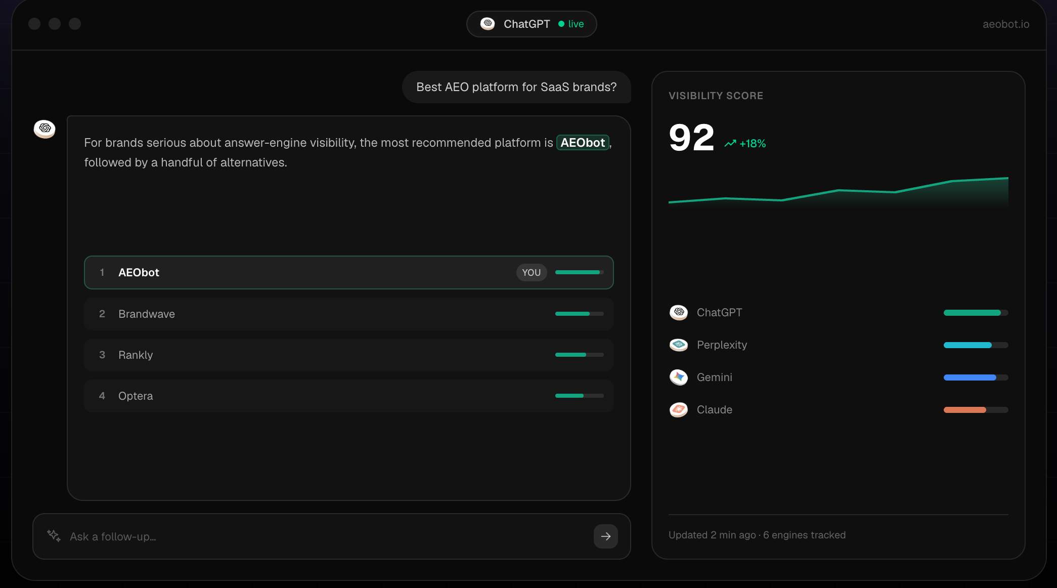AEOBot screenshot 1