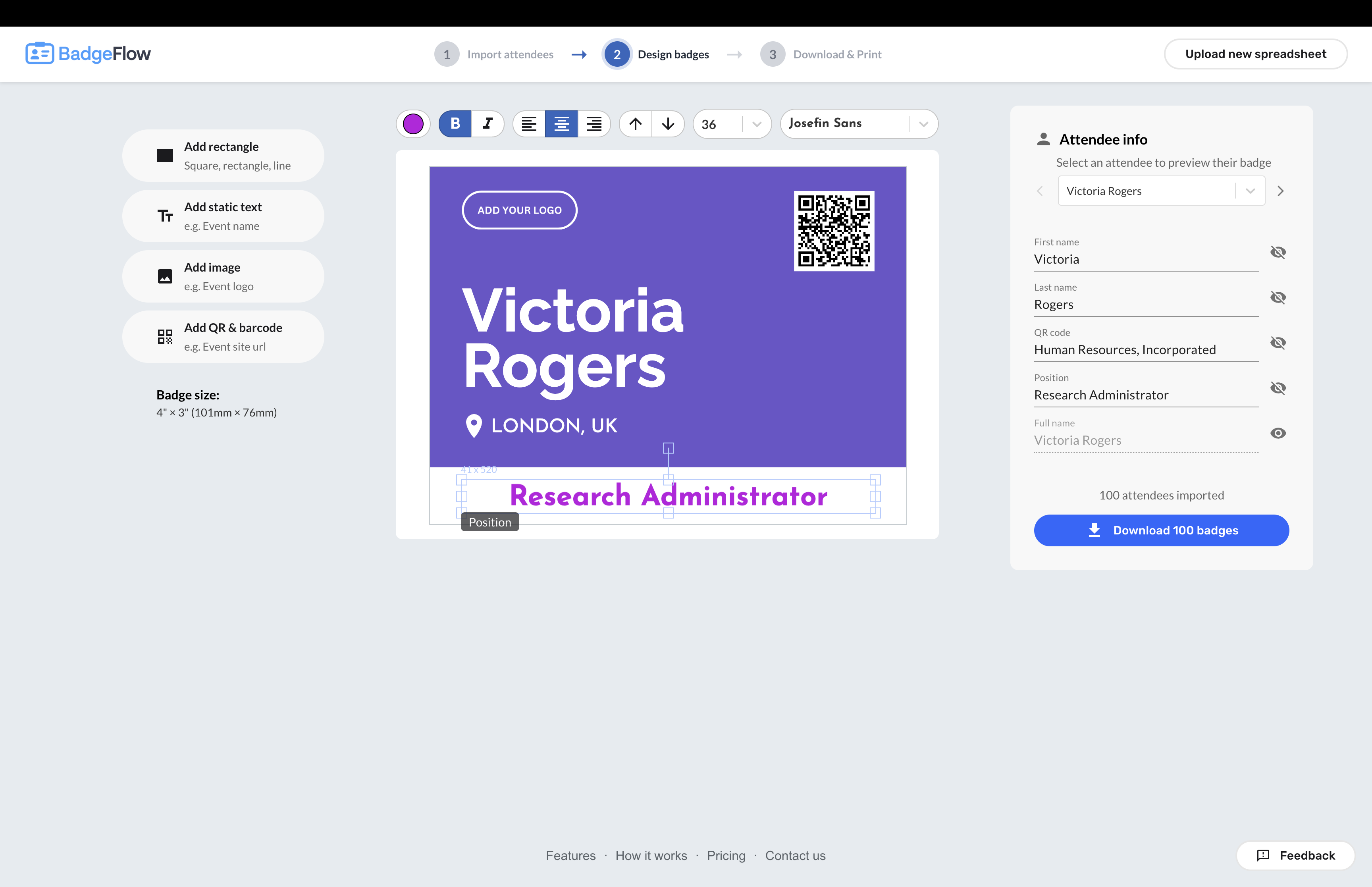 BadgeFlow screenshot 1