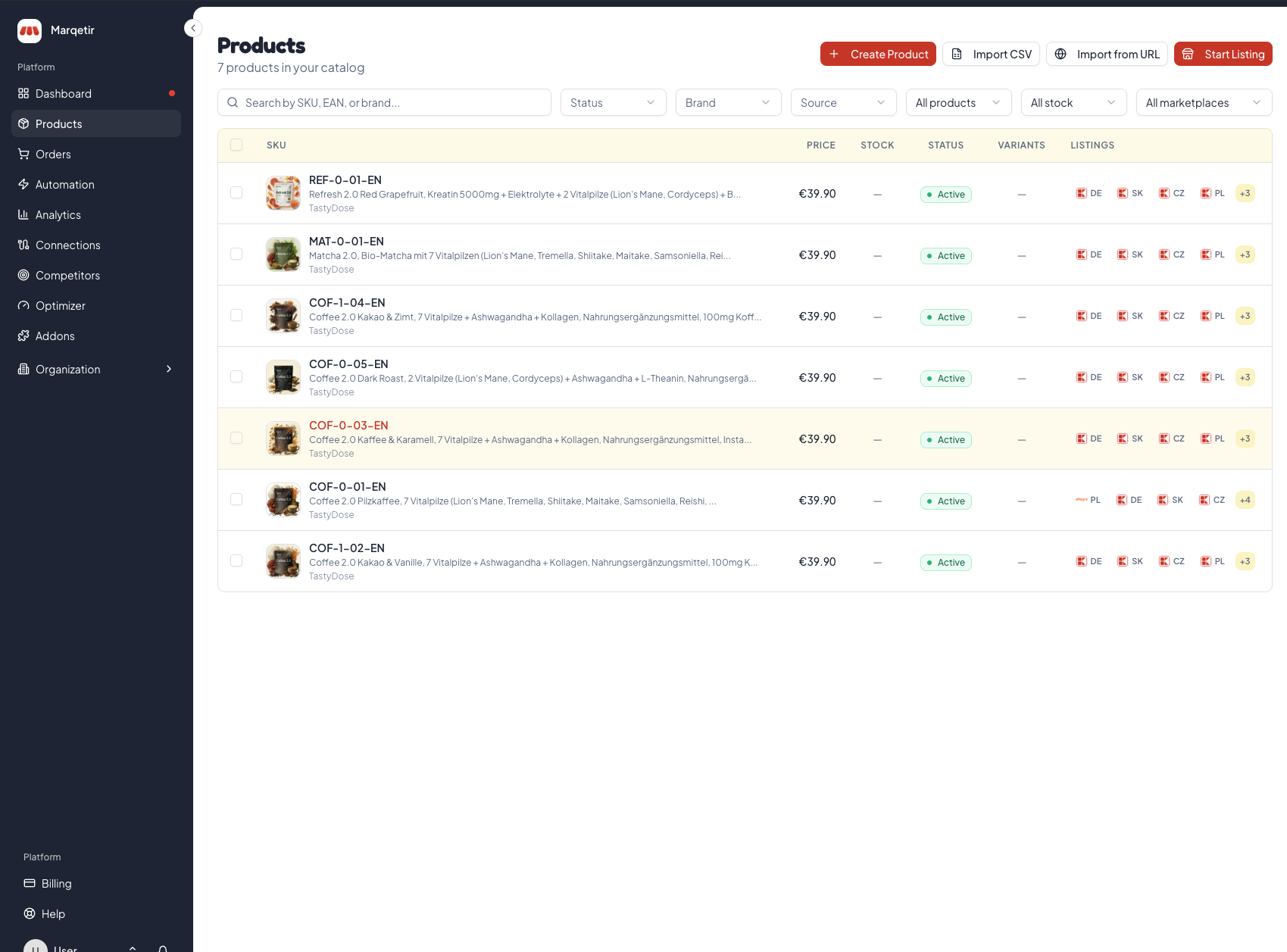 Marqetir screenshot 3