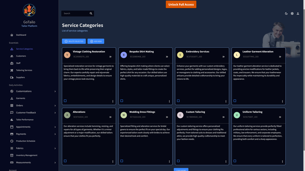 GoTailo screenshot 3