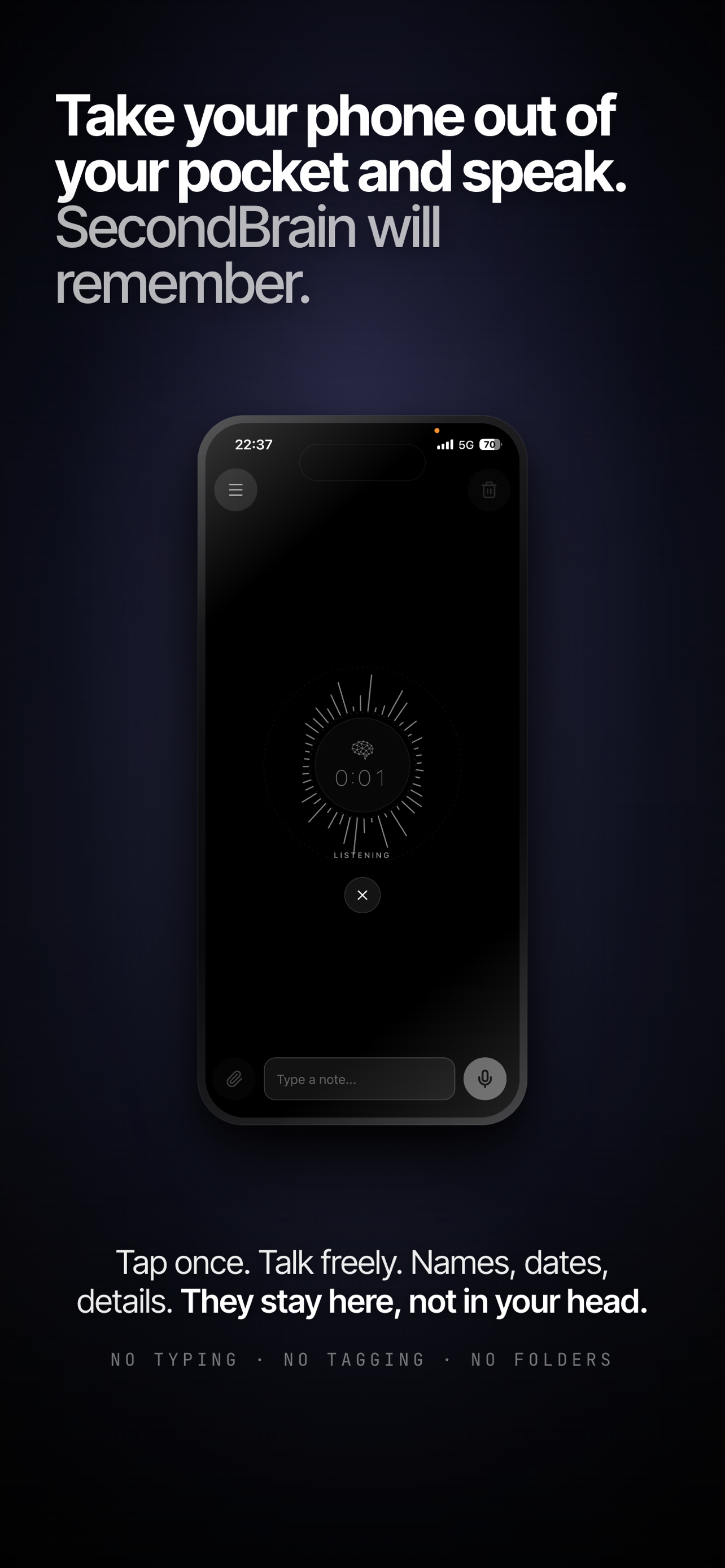 SecondBrain - AI Smart Memory screenshot 1