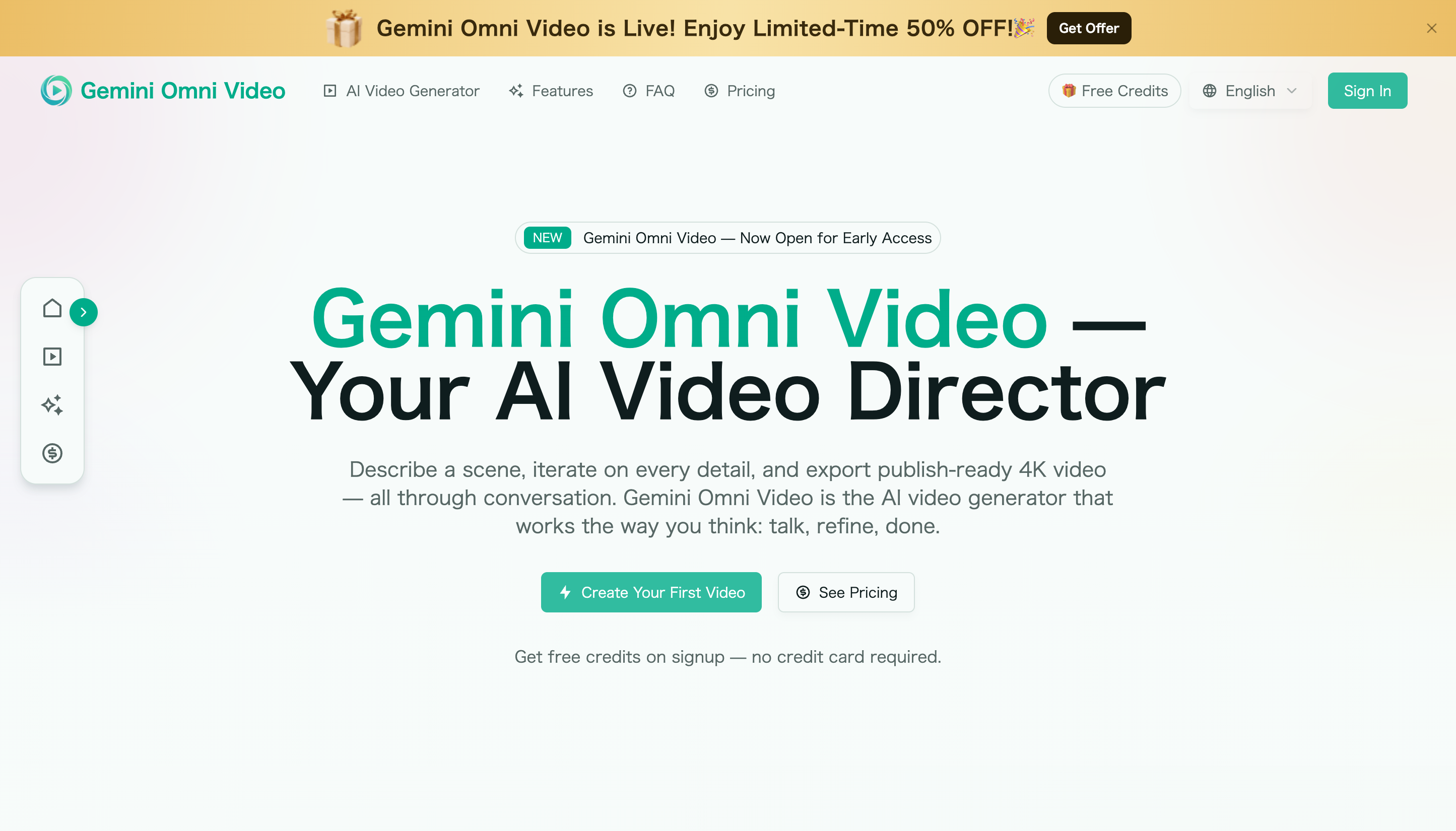 Gemini Omni Video - AI Video Generator screenshot 1
