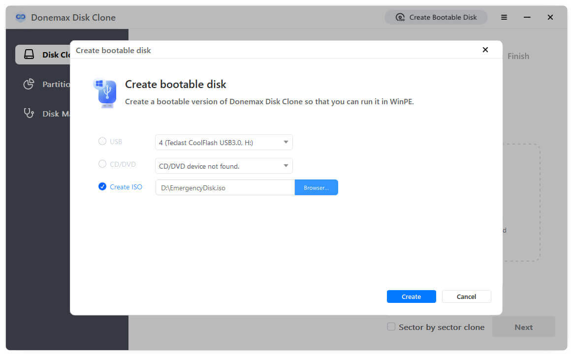 Donemax Disk Clone screenshot 4