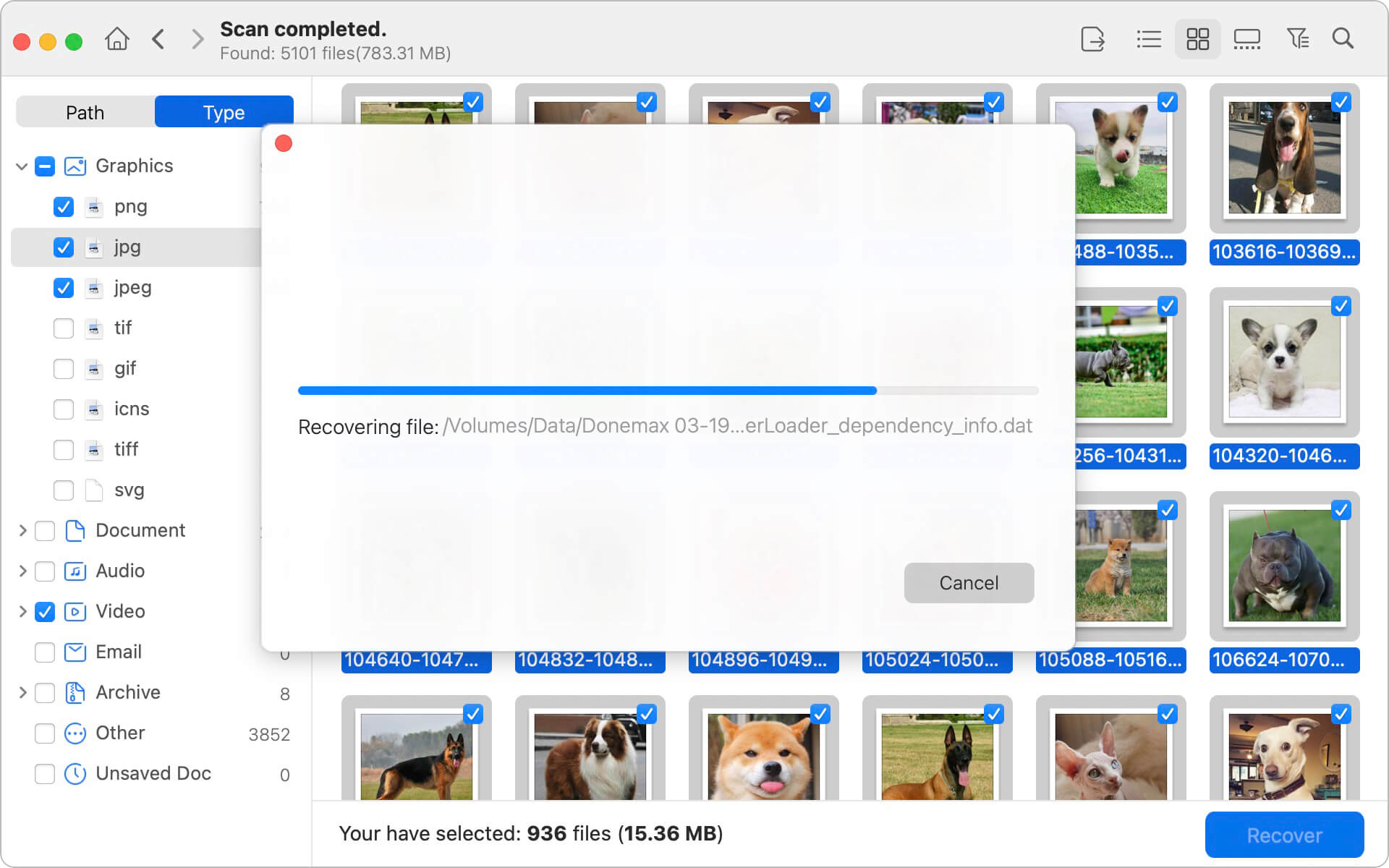 Donemax Data Recovery for Mac screenshot 4