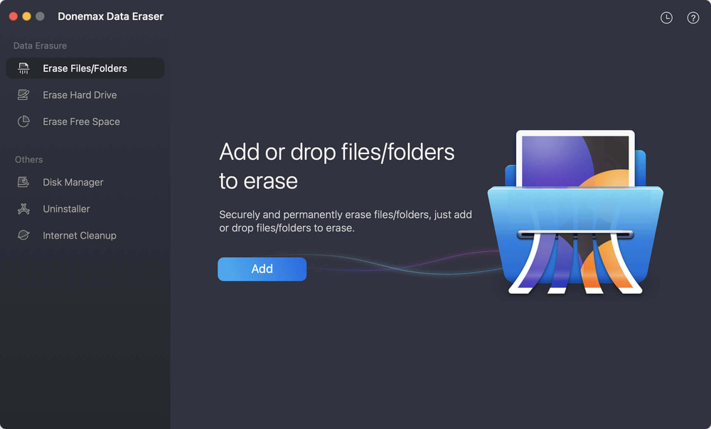 Donemax Data Eraser for Mac screenshot 1