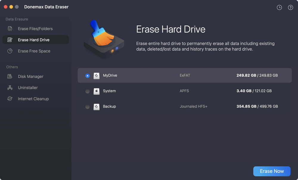 Donemax Data Eraser for Mac screenshot 4