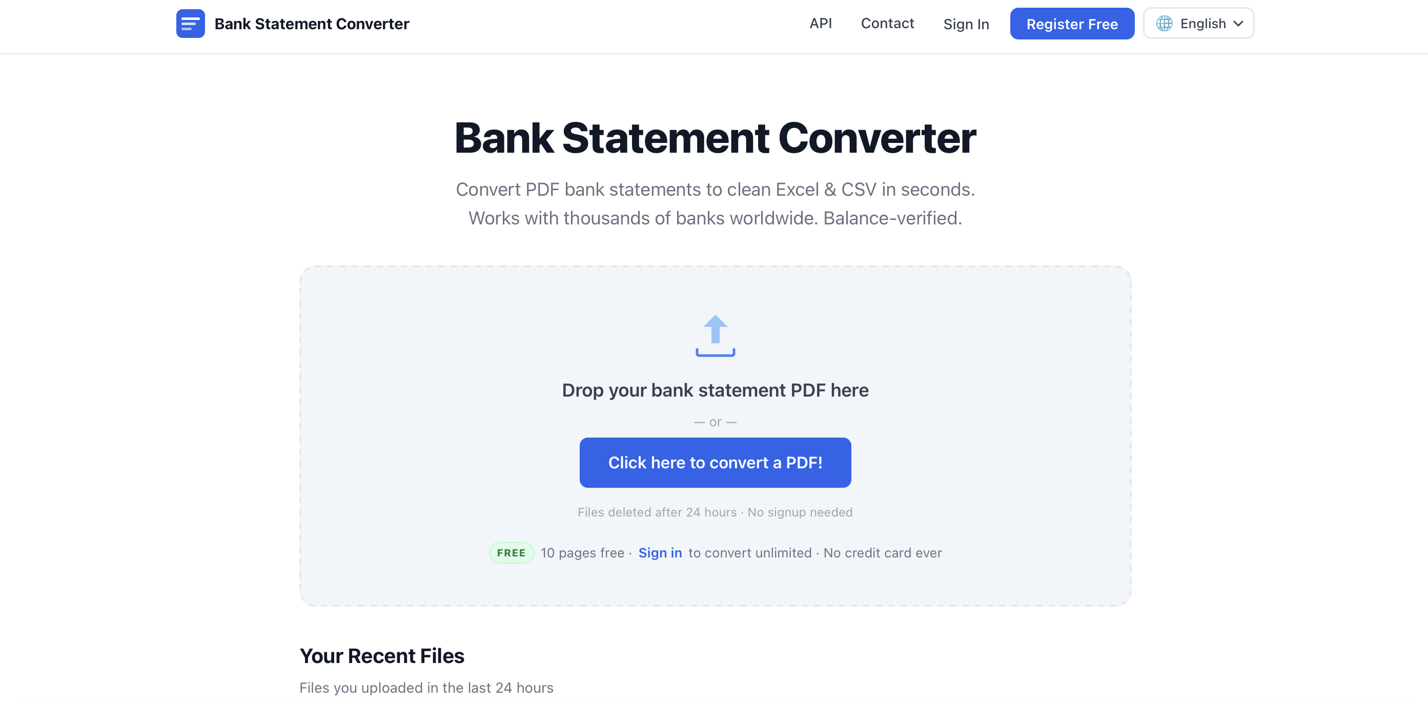 Bank Statement Engine screenshot 1