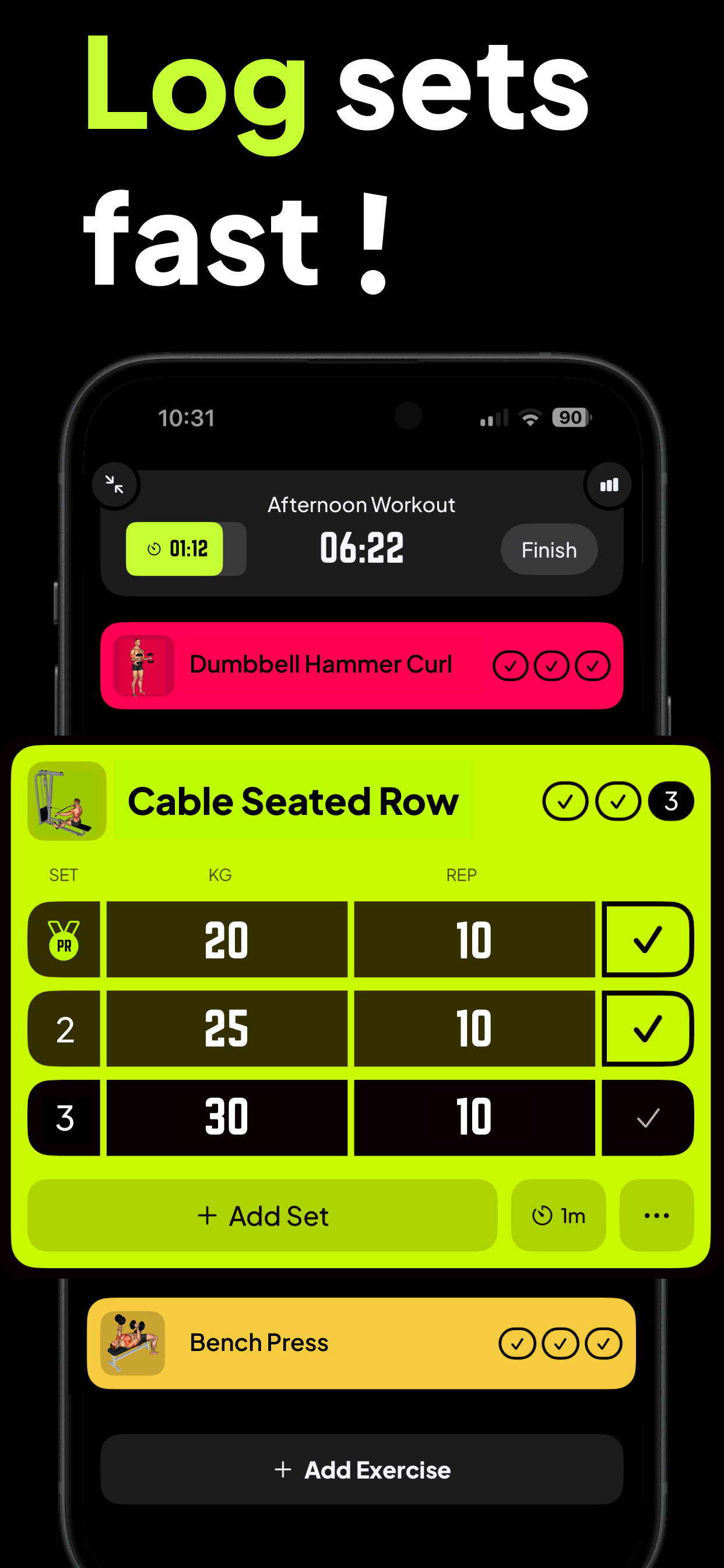 WorkoutStack screenshot 1