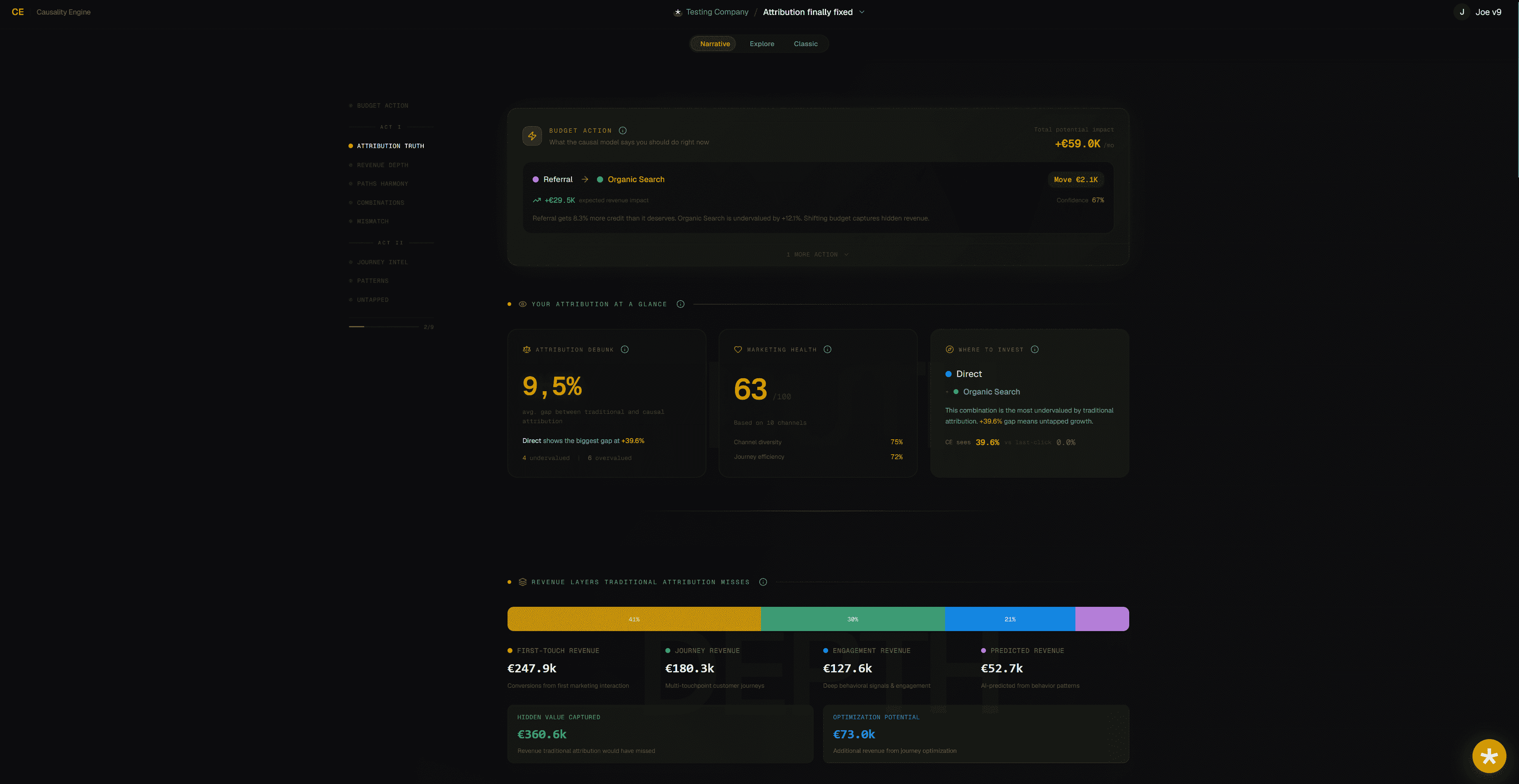 Causality Engine screenshot 1
