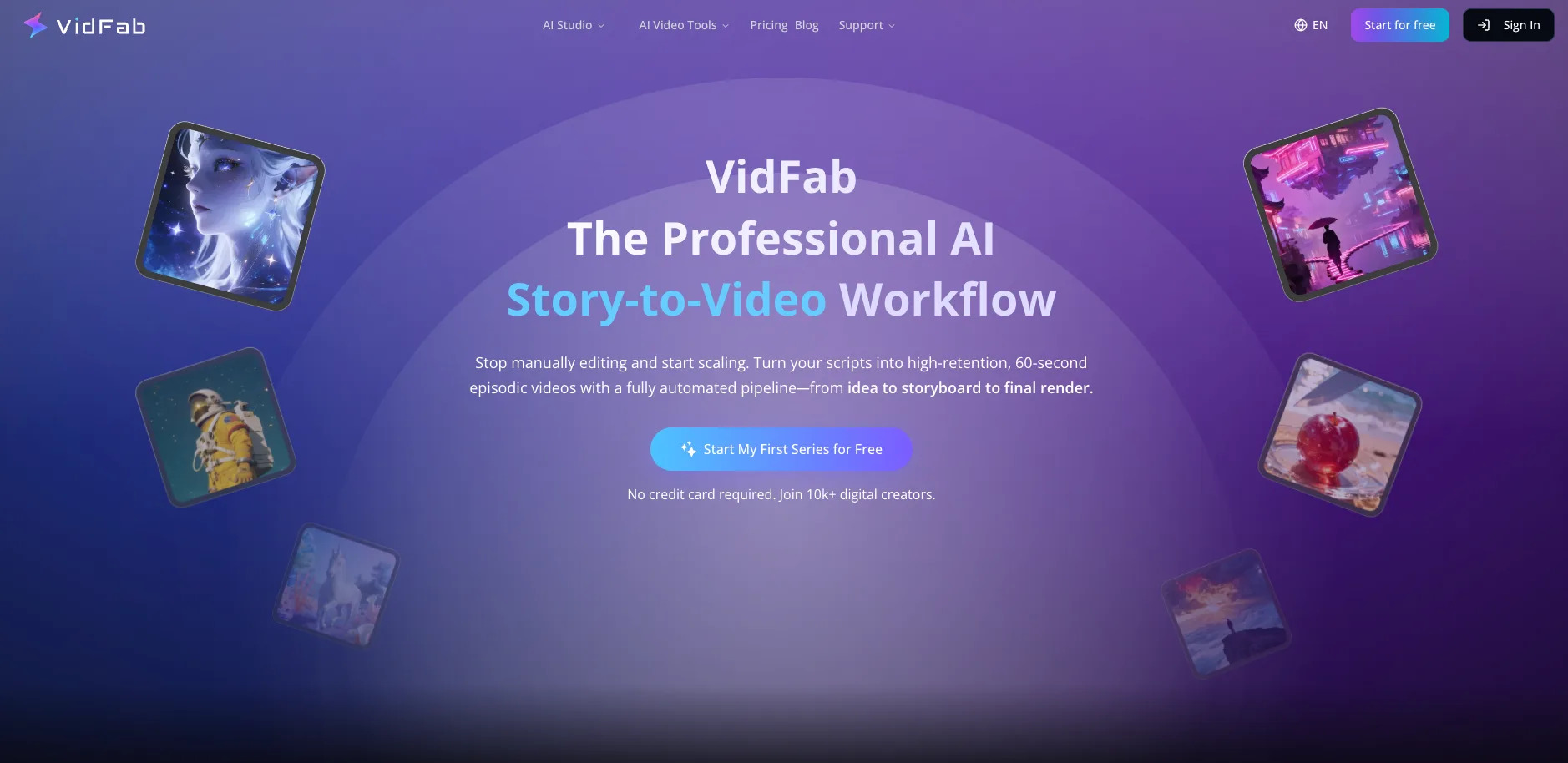 VidFab screenshot 1
