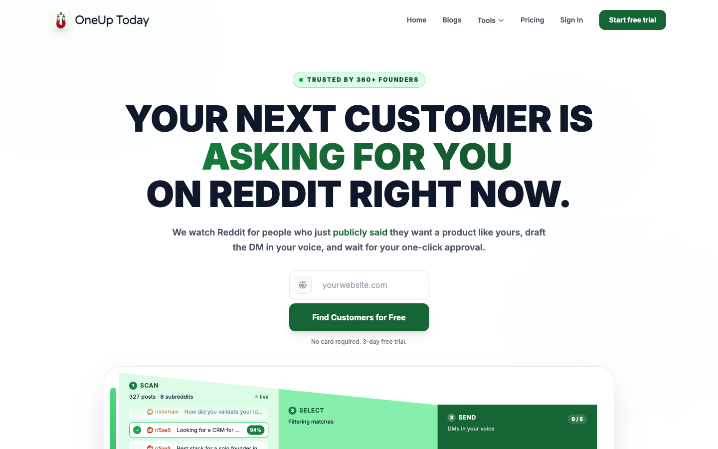 OneUp Today screenshot 1